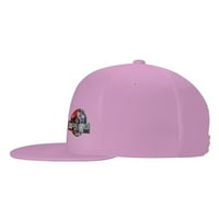 CEPTEN MUŠKI & ŽENSKI HIP HOP STREET STYLE SA JURASSIC PARK Logo Podesivi bejzbol ravni šešir Pink