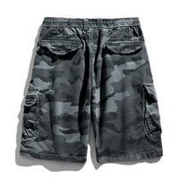 Hvyesh Muns Camo Cargo Shorts Big i visoki multi džepovi Hlače Radovi Taktički kratke hlače Lounge Pješačke