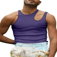 Bomotoo muškarci seksi mišićne košulje od pune boje Plain TEE CODYBUILDING LEALESSIL FINSS