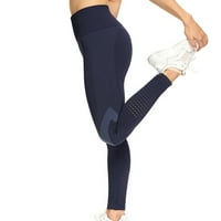 Kakina s ženskim joga hlače za čišćenje žene mrežice prozračne visoke strukske teške joge hlače fitnes hlače hip dizanje hlača