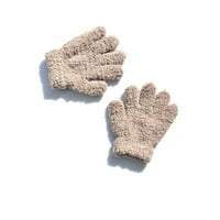 Zamrznite dječje rukavice Dječje pletene rukavice Mala držanje toplog poklopca odjeća za ručne poklopce za ručne prekrivače za vanjsku nošenje kaki par