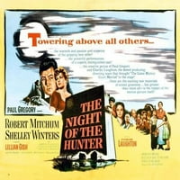 Noć lovača Robert Mitchum Shelley Winters Film Art Photo