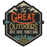 Bijelo utočište Pennsylvania The Great na otvorenom dizajn naljepnica vinilnih naljepnica