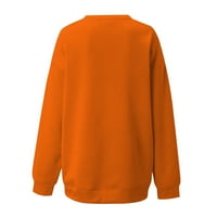 Odeerbi Duks za žene Crewneck Prevelika dukserija Cosplay casual erogena modna tiskana bluza s dugim