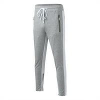 Pedort Muške joggers hlače koje rade vježbanje Hlače Klasične labave fit radne nose borbene sigurnosne pantalone sive, m