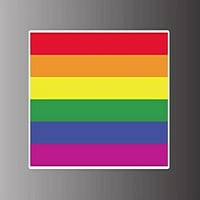 Rainbow Pride zastava naljepnica zidne naljepnice Magnet Statički Cling