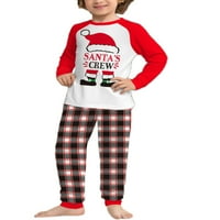 Glookwis mammy tata dječji dugi rukav koji odgovara porodičnom pidžamu set plairana PJ setovi xmas pjs