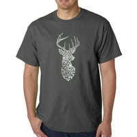 Majica umjetničke umjetnosti muške umjetnosti - vrste jelena