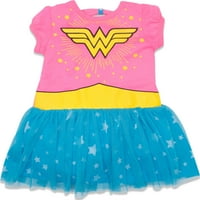 Wonder Women Toddler Girls 'tulle haljina, ružičasta i plava