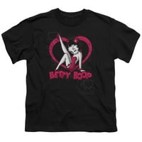 Betty Boop - Scroll Hearts - Majica kratkih rukava za mlade - mala