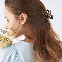Barrettes Šareni sirtični leptir za kosu elegantni izdubljeni dizajn za žene Barrettes za djevojčice kosu h