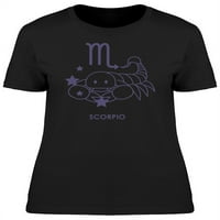 Cool ScoodPio zodijak doodle majica žene -image by shutterstock, ženska XX-velika