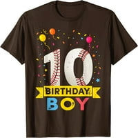 Godišnja baseball 10. rođendan majica za rođendan