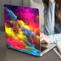 Kaishek kompatibilan sa Macbook Pro S slučaju - rel. Model a a a a m1, plastični poklopac tvrdog papira + crni poklopac tastature, šareni A 135