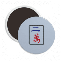 Mahjong Million Pločice uzorak okrugli ceroks Frižider Magnet održava ukras