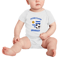 Budući fudbalski igrač Urugvaj Soccer Fan slatki Baby Rompers Bodysuit