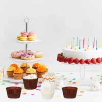 Mini cupcake lineri papir za pečenje za pečenje nabori za muffine Cupcake omoti za rođendanski vjenčani tuš isporučuje bijelo smeđe