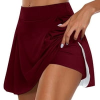 Koaiezne ženske ležerne sa solidne teniske golf suknje Yoga Sport Active suknje Skrart suknje