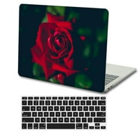 Kaishek plastična tvrda kućište Kompatibilno puštanje Old MacBook Pro retina Display + crni poklopac tastature Model: ruža Serija 0609