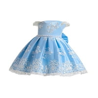 Seyurigaoka Little Girls Mesh Princess Haljina čipke Edge Forrelna suknja + Headwear