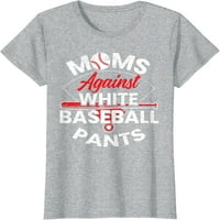 Drvo bijele pantalone za bejzbol sport sportske majice majke