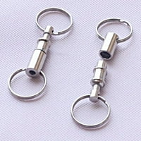 Prilični prstenovi za ključeve odvojive izmjenjivo Povucite Apart Brzi otkaz Keychain N8U9