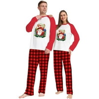 Božićne pidžame za obiteljski čišćenje Porodični pidžami Podesi Xmas Podudaranje PJS Set Elk Reindeer
