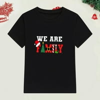 Tawop odgovara Božićnim PJ-ima za porodičnu malučku majicu Božićne t- za obiteljski par outfit tee roditelj-dečji