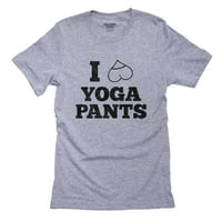 Love Yoga Hlače Clever Heart Muška siva majica