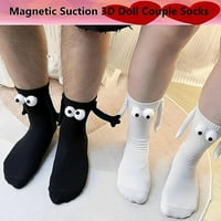 Par Holding Socks za žene Muškarci, Držanje ručnih čarapa, Srednje cijevi Čarape Magnetne 3D dimenzionalne
