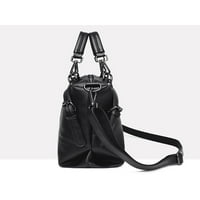 Seksi plesne žene torbica gornja ručka tote torba patentne torbe na rame odvojivi torbica crossbody Travel satchel crna