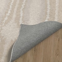 Crystal Stripe krema i ružičasta tepih za područje Kavka dizajna