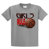 Košarkaške majice Djevojke Pravilo Tvrdo drvo Kraljevstvo za odrasle Tee-Forest-XXL