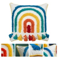 Tassel jastučnice ukrasni jastuk poklopac Rainbow uzorak za jastuk