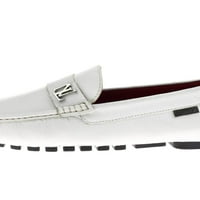 Muški kanu Bijele kožne cipele od kože Luciano Natazzi