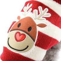 PET božićni džemper modni pas zima kostim Nova godina tople kućne odjeće divno uzorak štenad kostim