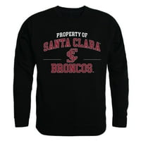 Sveučilište Santa Clara Broncos nekretnina CrewNeck pulover Duks s dukserom Crna