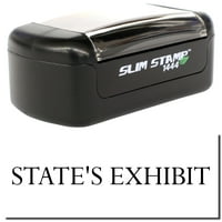 Slim Pre-Inked States Stock Marka, Slim 1444, ultra tanak dizajn, veličina utiska 1 2 za 1-3 4