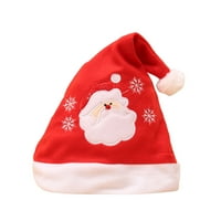 Dianhelloya božićni šešir slatki crtani izvezeni festival rastezljivi ugodni ukrasni pokloni Dječja