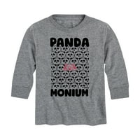 Okretanje crvenog - Panda Monijum - Grafička majica dugih rukava za mlade