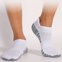 Čarape za žene Parovi Muškarci Žene Niski kanister Pokret Uzmite šetnju pamučne čarape za prozračnost bijele + m