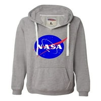 Ženska plava Nasa Logo Deluxe Soft Hoodie