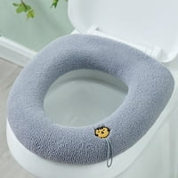 Jastuk za toalete Četiri sezone zadebljani toalet poklopac pletena toaletna sjedala za pranje kućišta