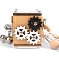 Igračke za bebe zauzeto Blok igračka za djecu, edukativno interaktivno Montessori Drvena igračka