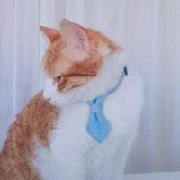 Sweetcandy Pet Denim luk kravata mačja ovratnik i ovratnik za pse PET poklon za mačke i psi
