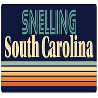 Sning South Carolina Vinil naljepnica za naljepnicu Retro dizajn