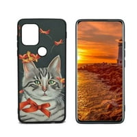 Kompatibilan sa moto g Stylus 5G futrolom telefona, Cat-Kitty Case Silikon zaštitni za TEEN Girl Boy