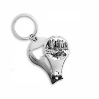 Australija City Landmark Sydney Opera skica Nail NIPPER Ključ ključeva Otvarač za boce Clipper