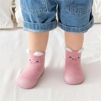 B91XZ Baby Boy Girl Walk cipele SOCKS Cipele Toddler Toplice Spratske čarape Nelična predrašujuća cipele