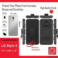 Capsule Case kompatibilan sa LG Stylo [oklopni sloj za zaštitu od pauze s jakim otpornosti na udarce